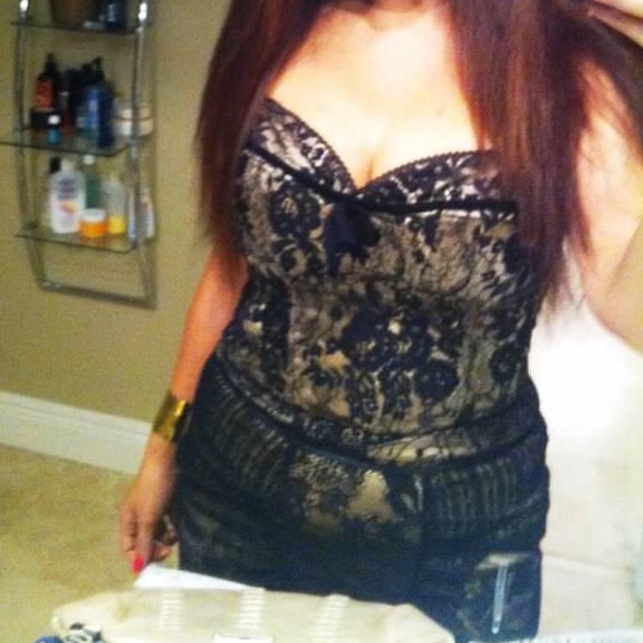 ✖️sold eBay✖️Bebe outfit top high low skirt 2 pc - Picture 8 of 8